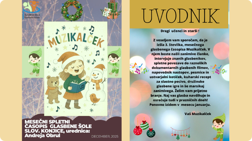 Muzikalček december 2025